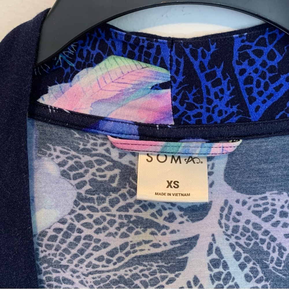 Soma Cool Nights Short Robe Under The Sea - Picture 7 of 8